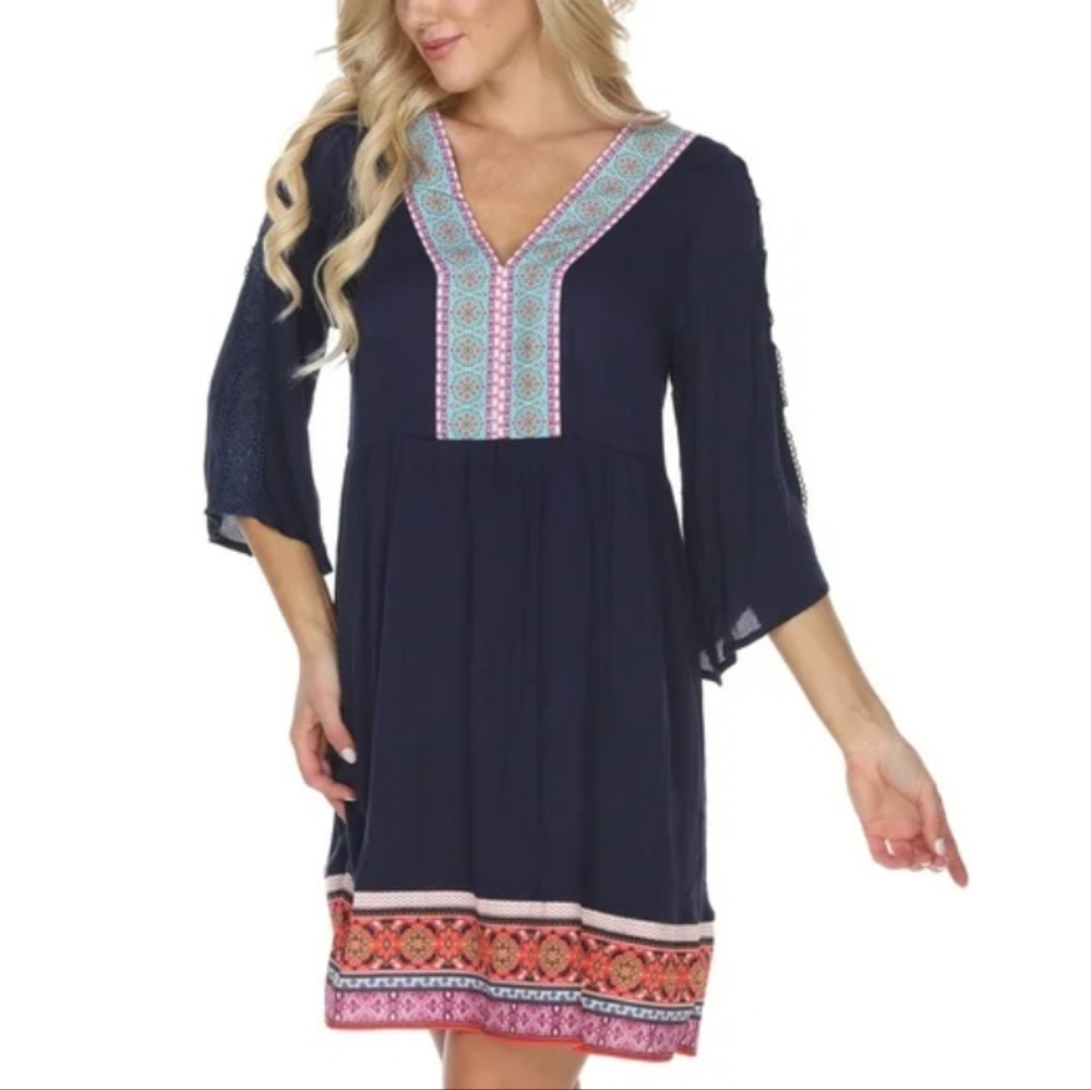 White Mark tunic dress